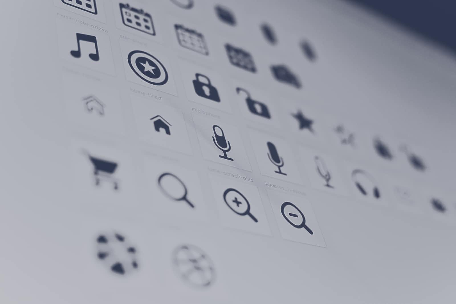 17 Icon Library untuk desain aplikasi dan web