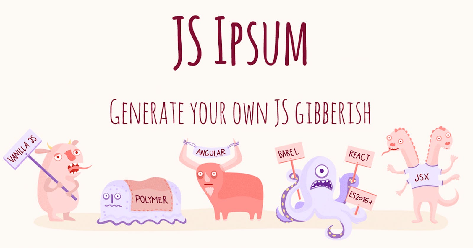 JS Ipsum - The JavaScript Lorem Ipsum Generator