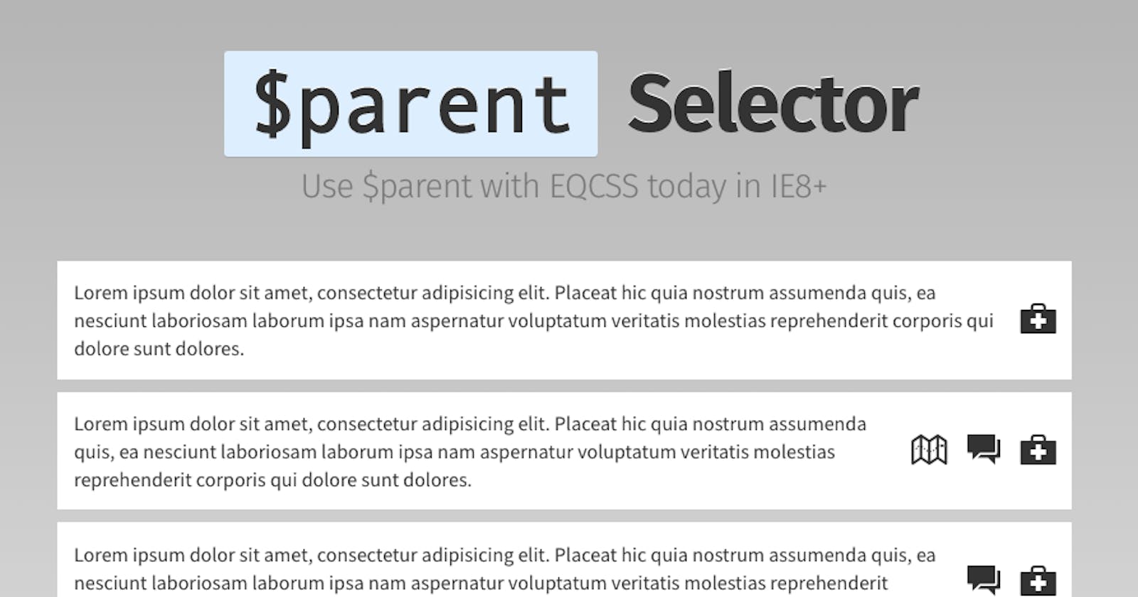 A Parent Selector for CSS
