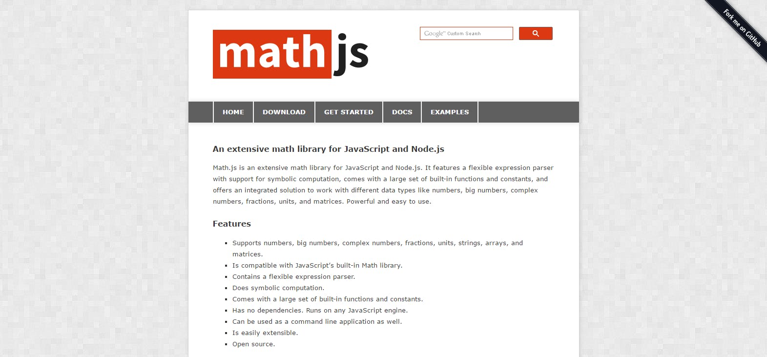 Library-Mathjs