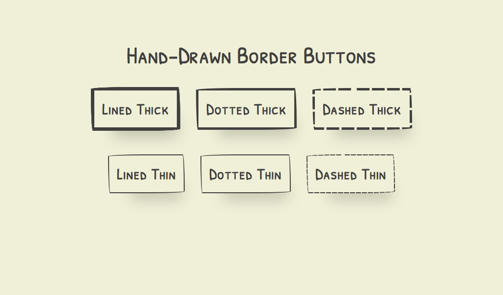 Hand-Drawn Border Buttons | Codepen - Hashnode