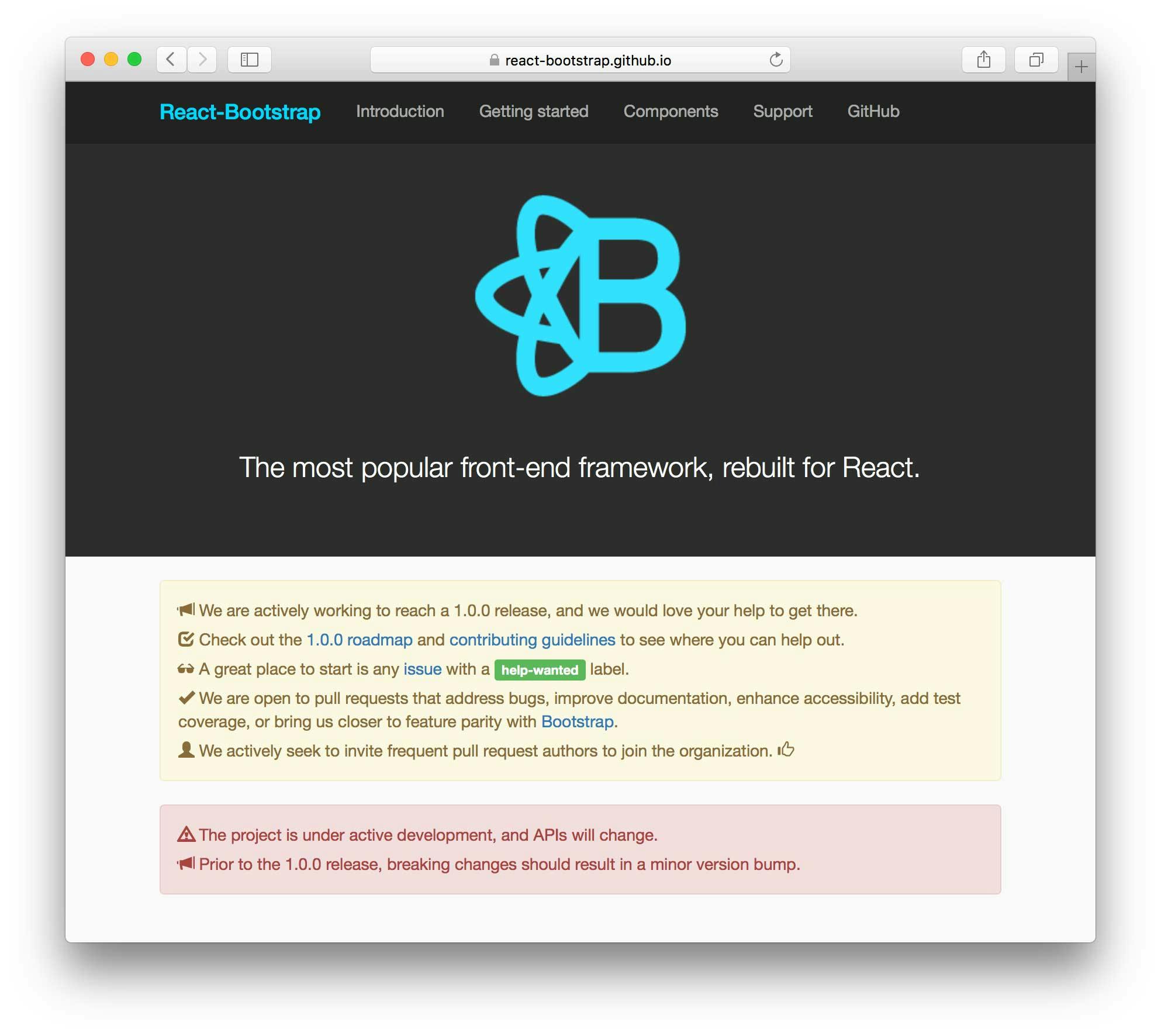 React-Bootstrap