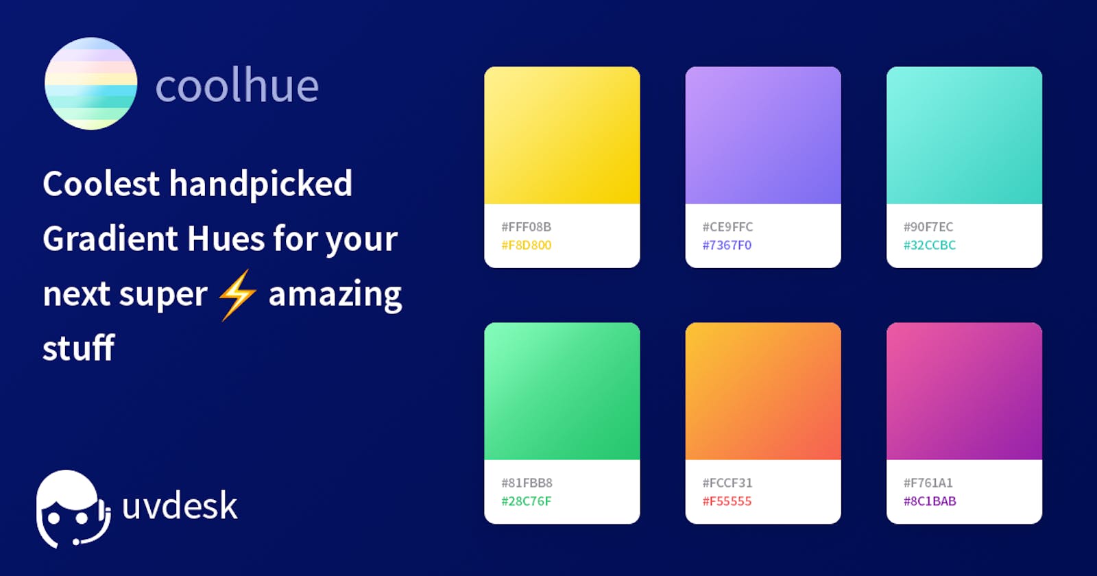 coolHue - Coolest Gradient Hues by UVdesk