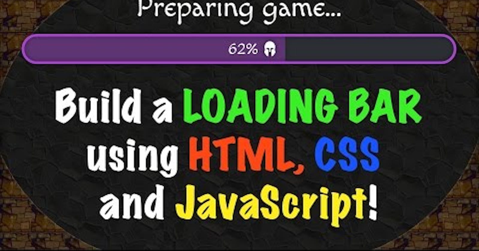 Building a GAME LOADING BAR with HTML, CSS, and JavaScript!