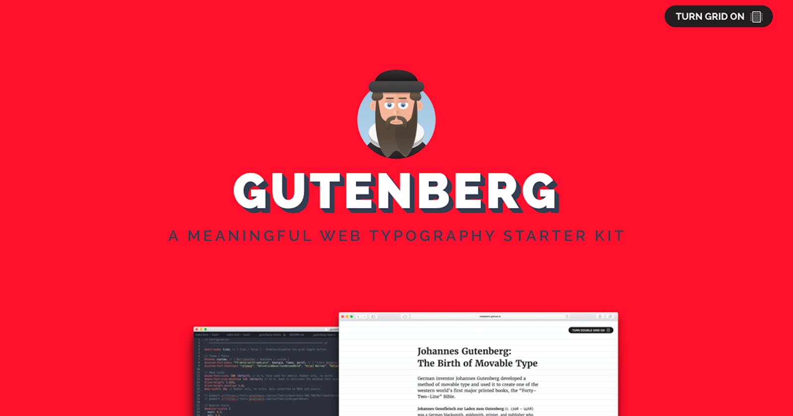 Gutenberg — A Meaningful Web Typography Starter Kit