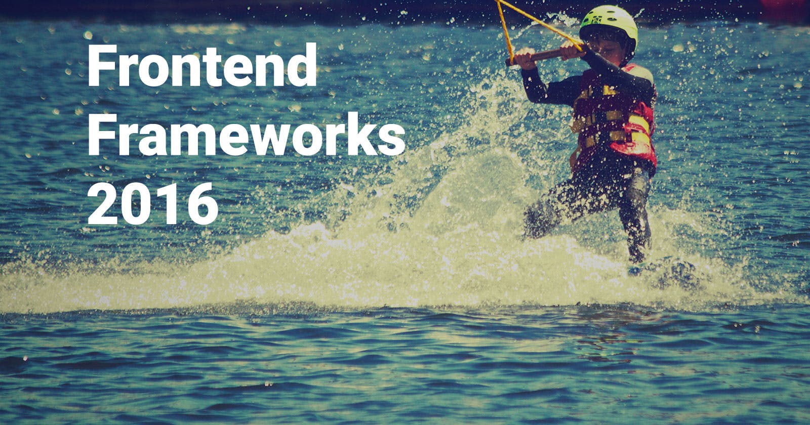 Best Front-end frameworks to try in 2016