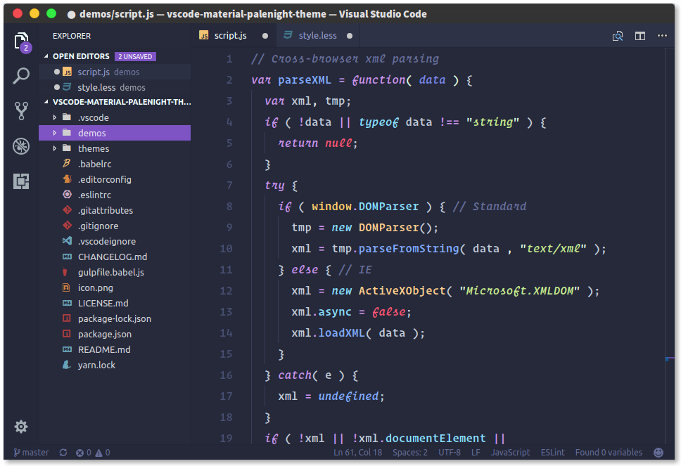 Комбинации vs code. Темы для Visual Studio code. Visual Studio code Dark Theme. Theme для Visual Studio code 2020. Notepad++ тема vscode.