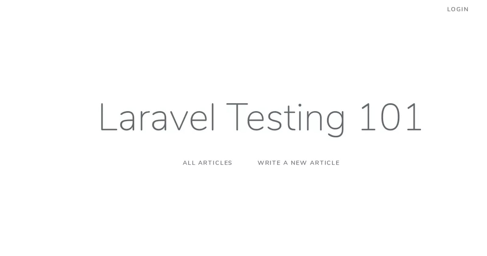Adding Tests to your Laravel CRUD Application: Where to Start?