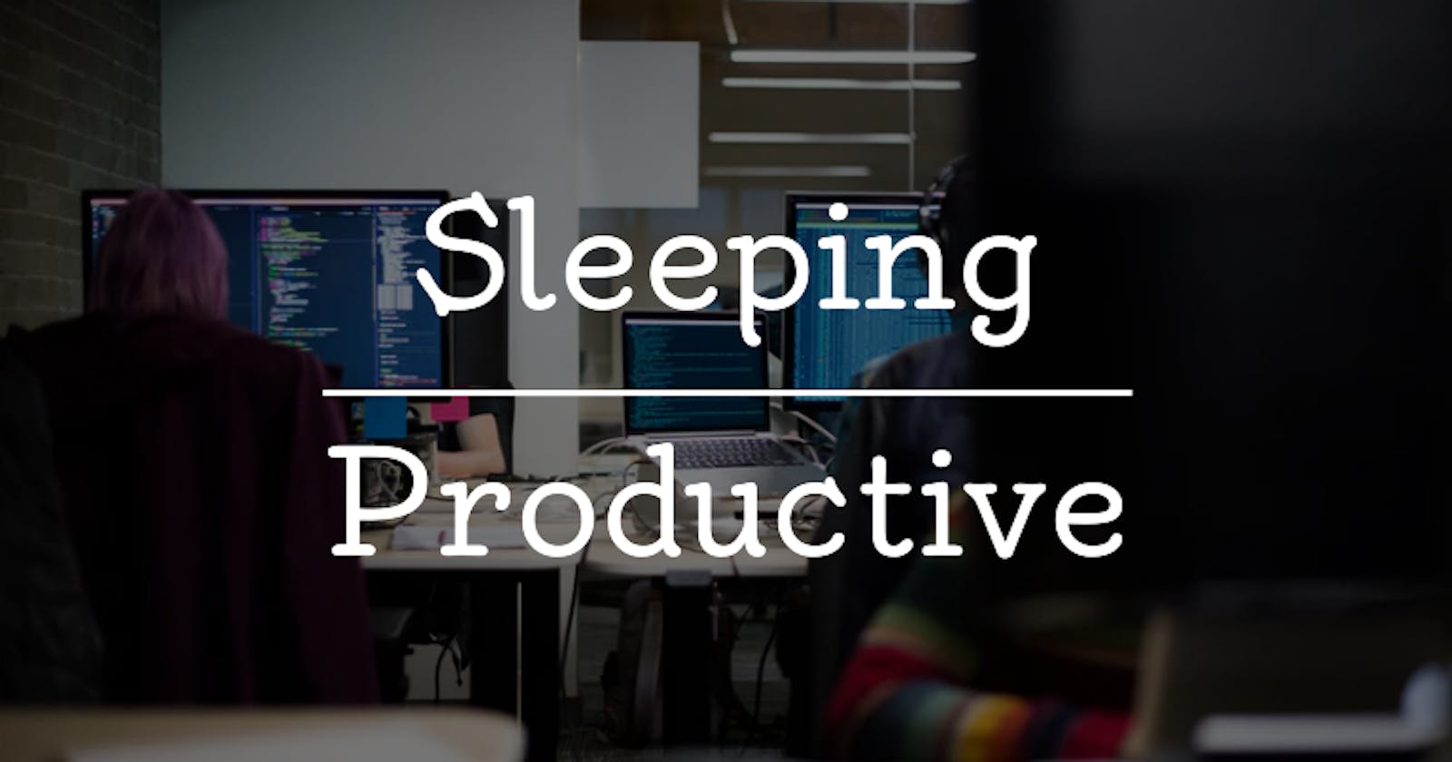 Sleeping each day without making a day productive? What to do?
