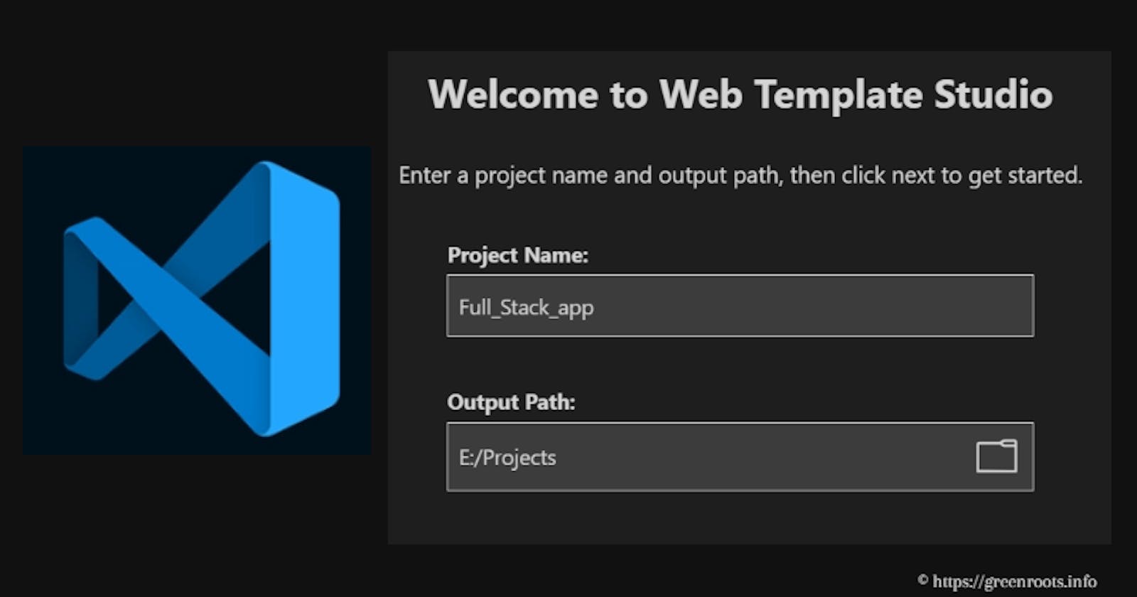 Have you looked into MS Visual Studio Code's Web Template Studio yet?