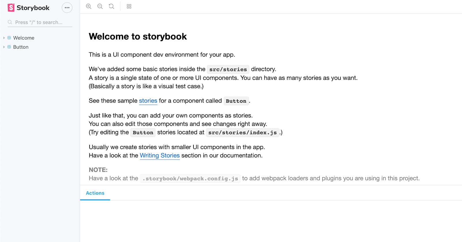 How to use Storybook with React