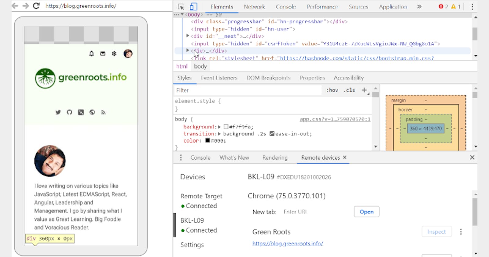 Tricks and Tips: Debugging your website from Android Devices