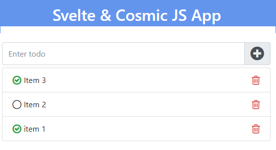 Build A Simple ToDo App using Svelte and Cosmic JS
