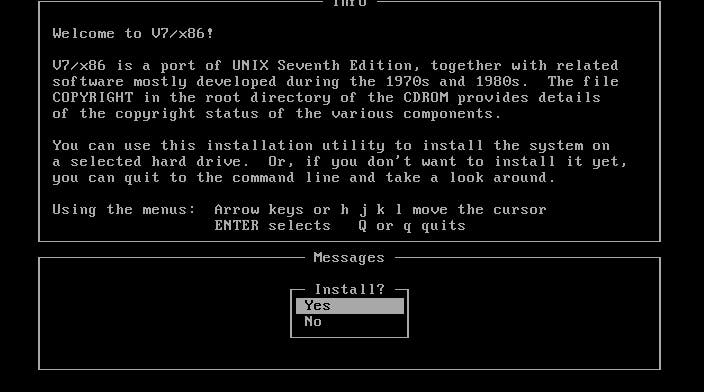 x_86 port of Unix version 7