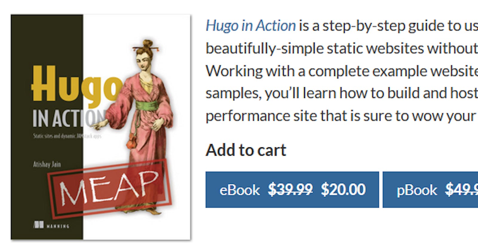 Hugo In Action - Manning Flash Sale