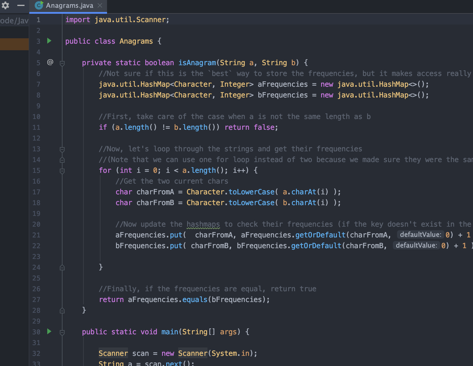 Solving Hackerrank Challenges