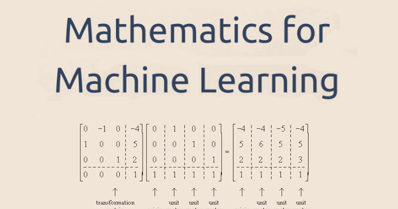 Mathematics for Machine Learning Specialization – Imperial College London