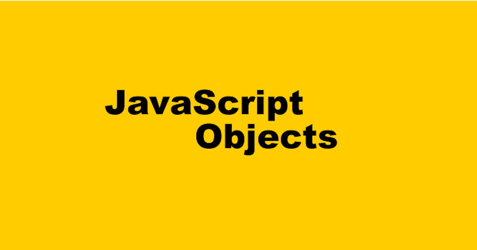 Objects in JavaScripts