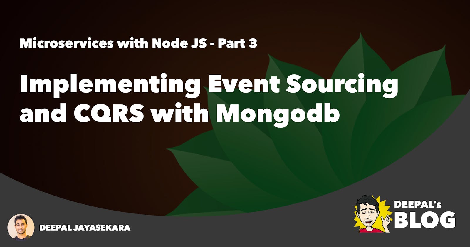 Implementing Event Sourcing and CQRS pattern with MongoDB