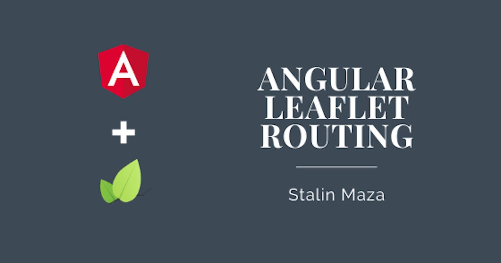 Angular Leaflet Routing