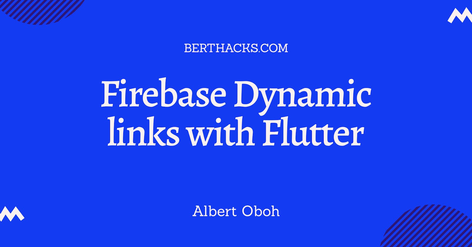 Dynamic Links With Flutter and Firebase