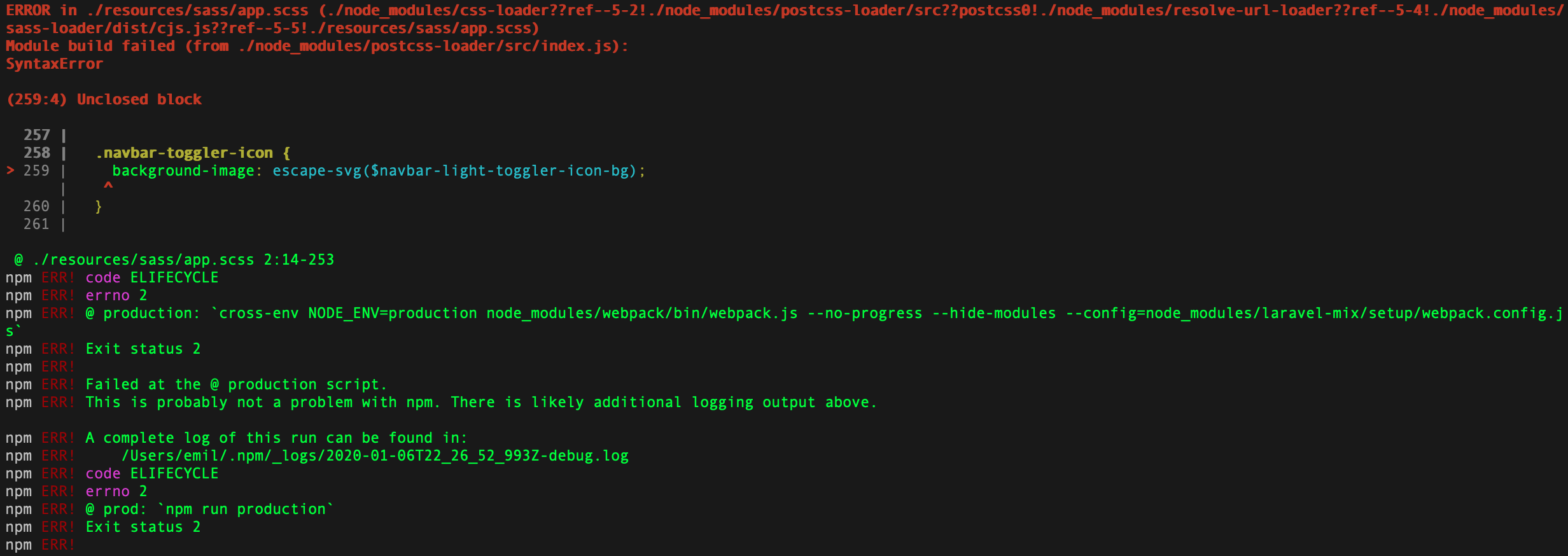 Laravel Bootstrap npm run prod: Làm thế nào để sử dụng Bootstrap và Laravel để tối ưu hóa trang web của bạn? Từ khóa \