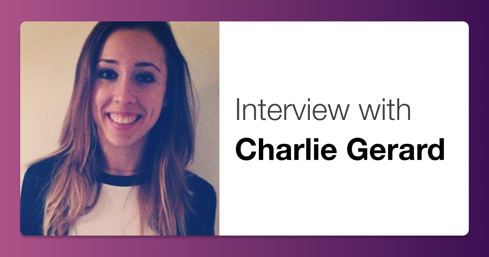 Women in Tech: Charlie Gerard