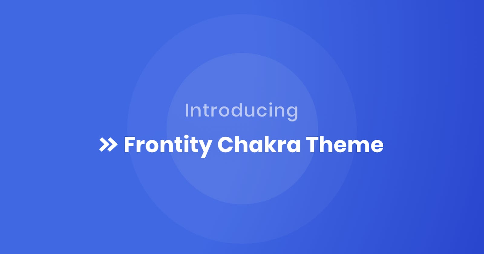 Introducing Frontity Chakra Theme