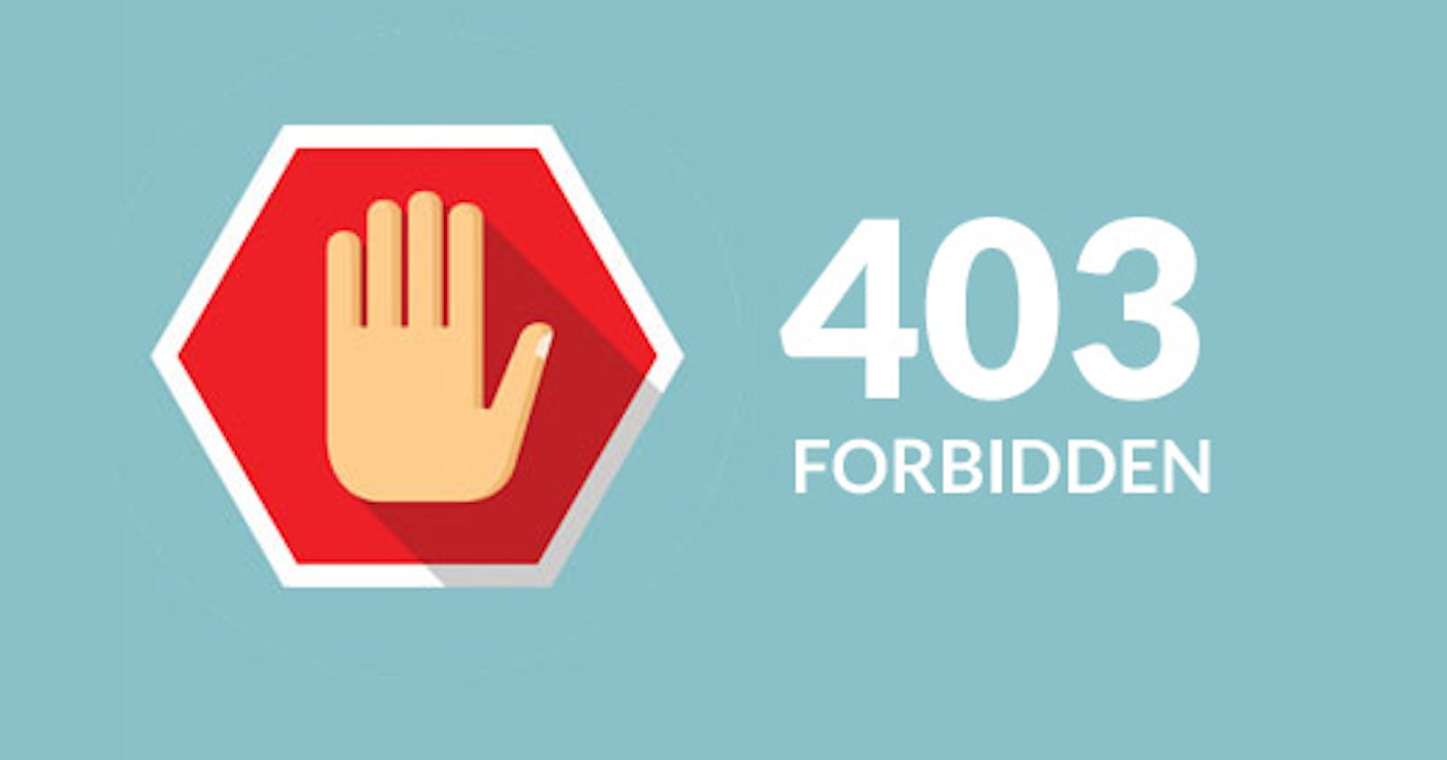 How to clear 403 Error Forbidden on your website
