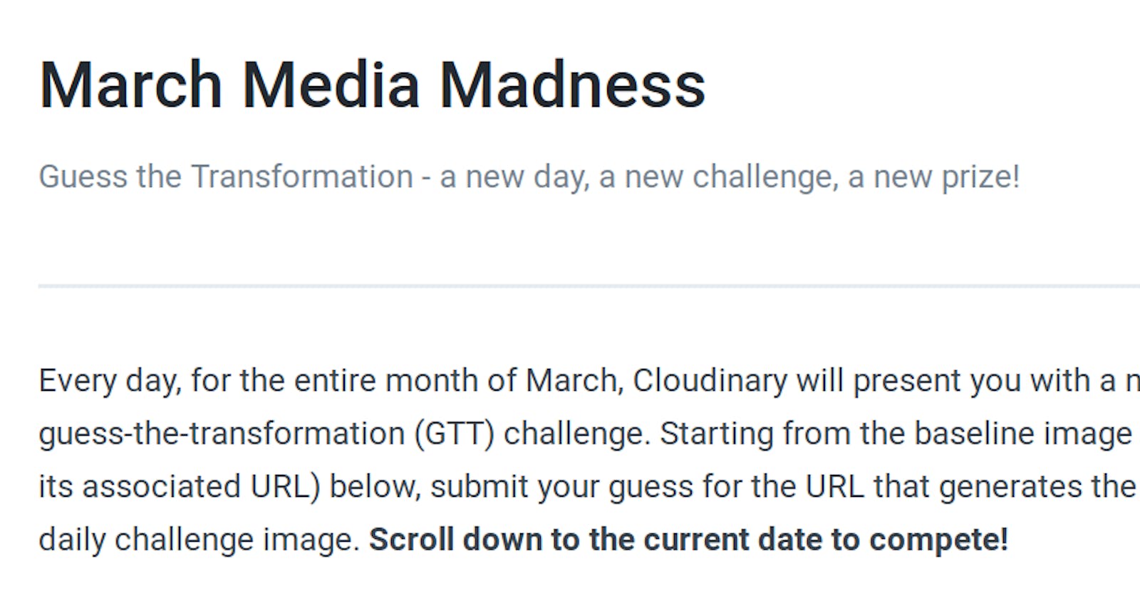 March Media Madness Takeaways Part I [Yet Another Cloudinary Blog Post]