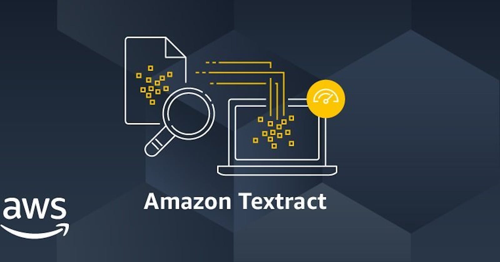 Extracting data with Amazon Textract