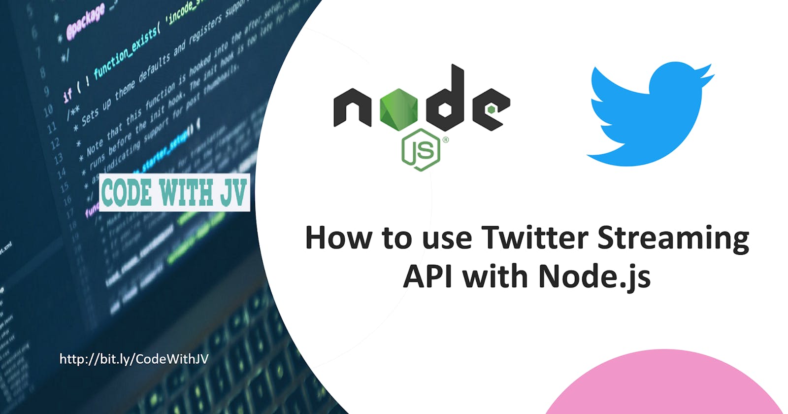 How to use twitter streaming API with Node.js