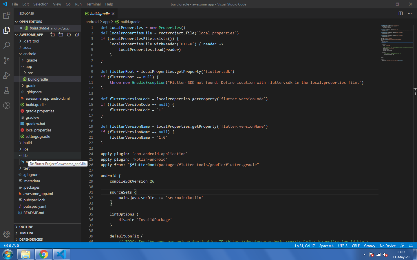android - I can’t run the demo flutter app on live device - Stack Overflow