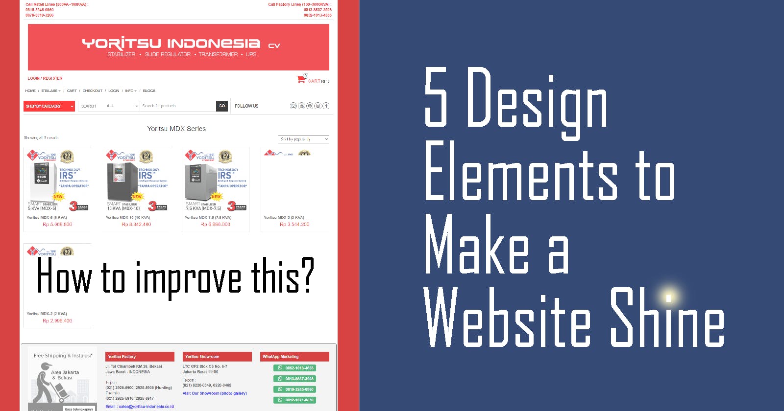 5 Design Elements to Make Any Website Shine