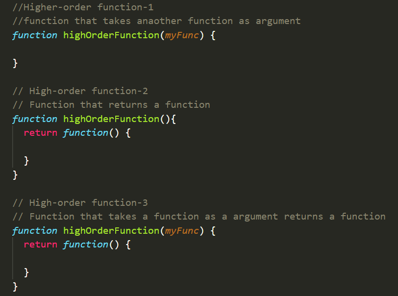 Higher-order Functions In JavaScript - Hashnode