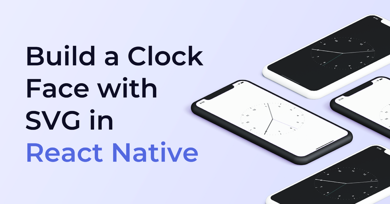 Build a Clock Face with SVG in React Native