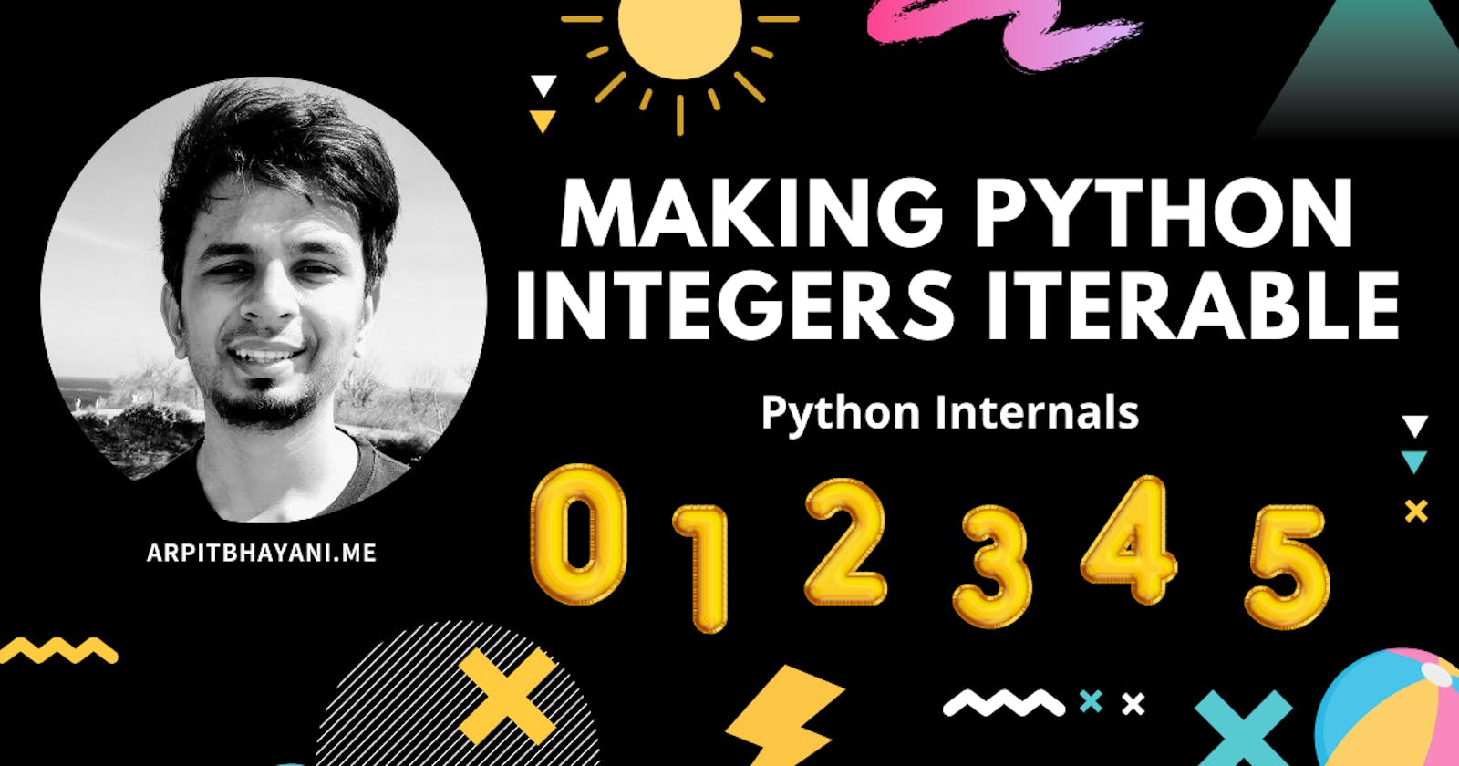 Making Python Integers Iterable