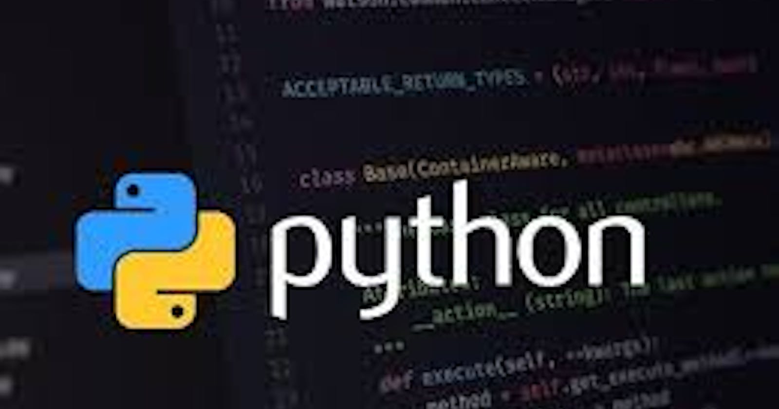 Classes in python