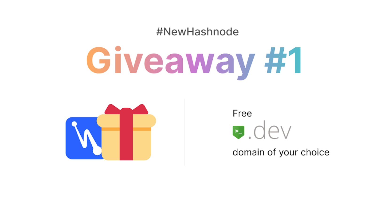 #NewHashnode Pre-launch Giveaway 1⃣