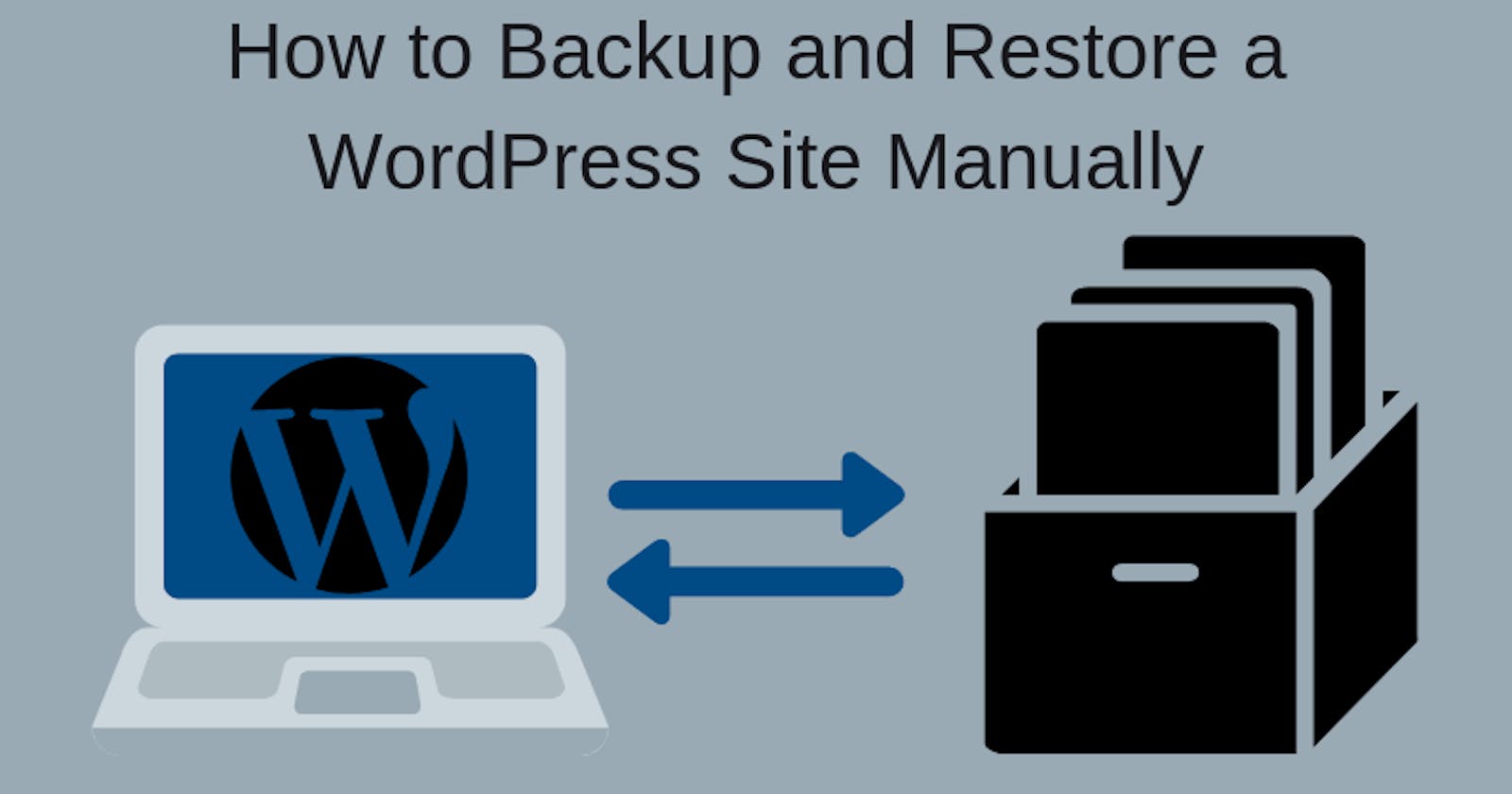 How to backup and restore WordPress site manually.