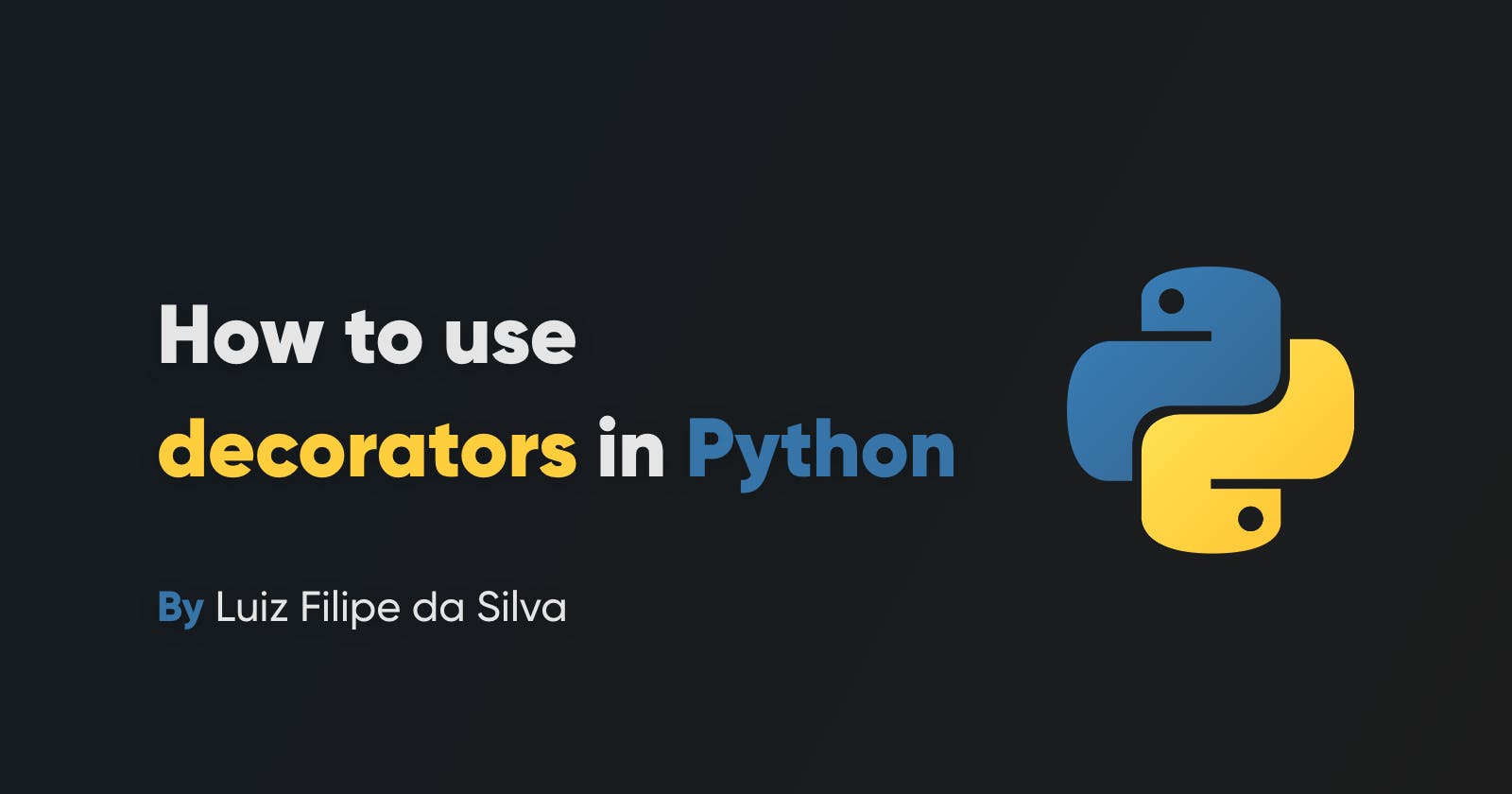 How to use decorators in Python