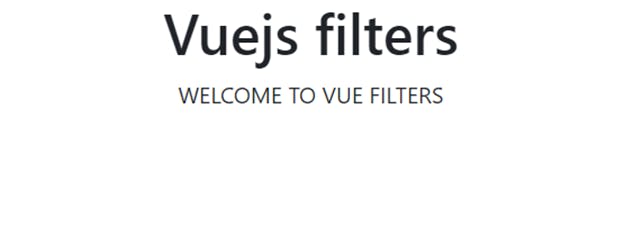 Vue Filter