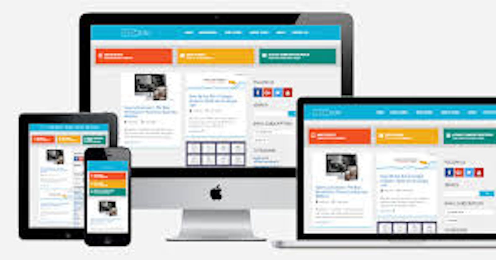 How to Achieve  a responsive webpage