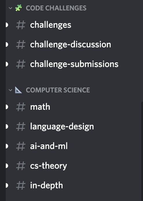 The Programmer's Hangout Channels