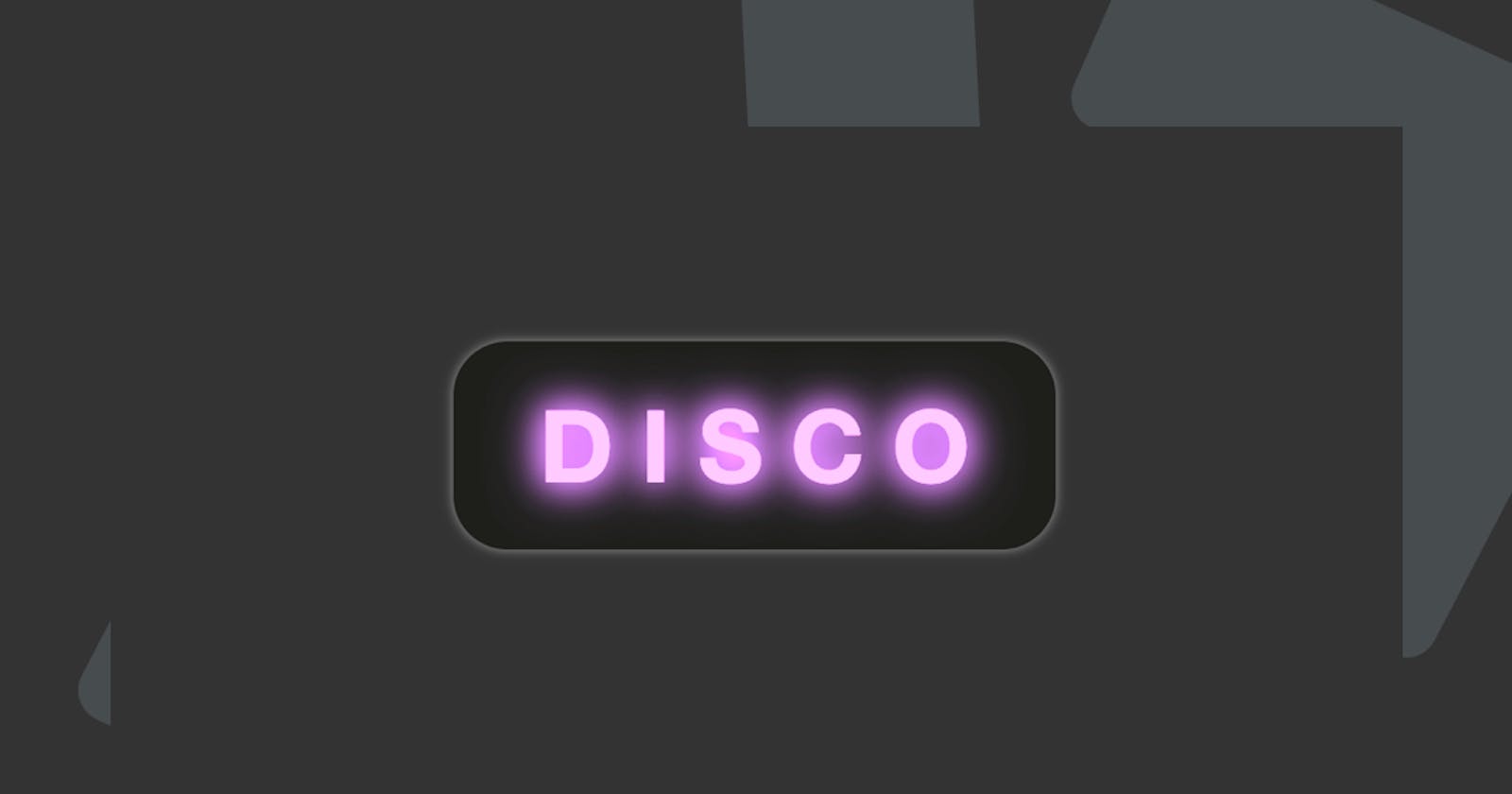 CSS Disco Text