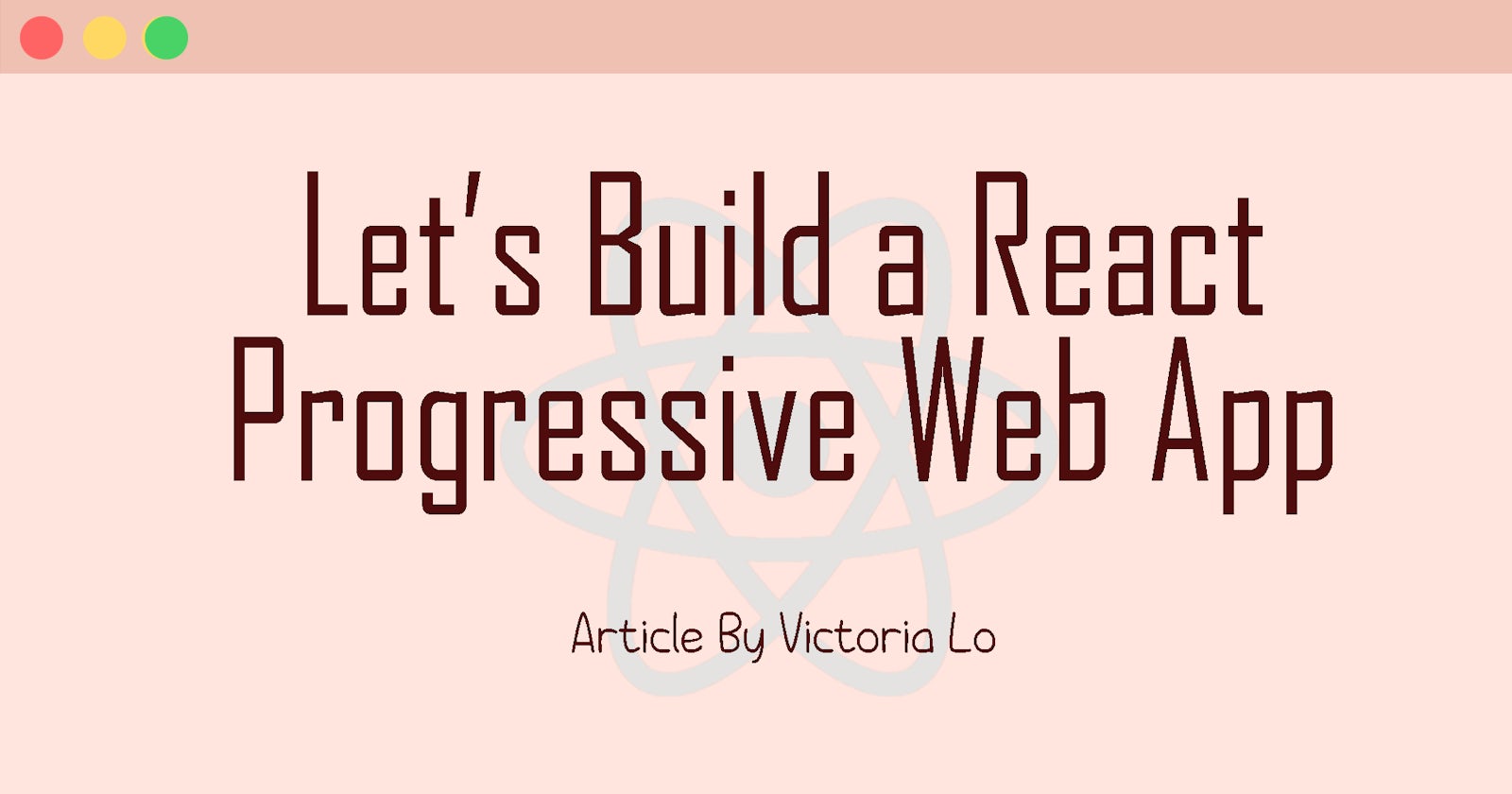 Let's Build A React Progressive Web App (ft. T-API)
