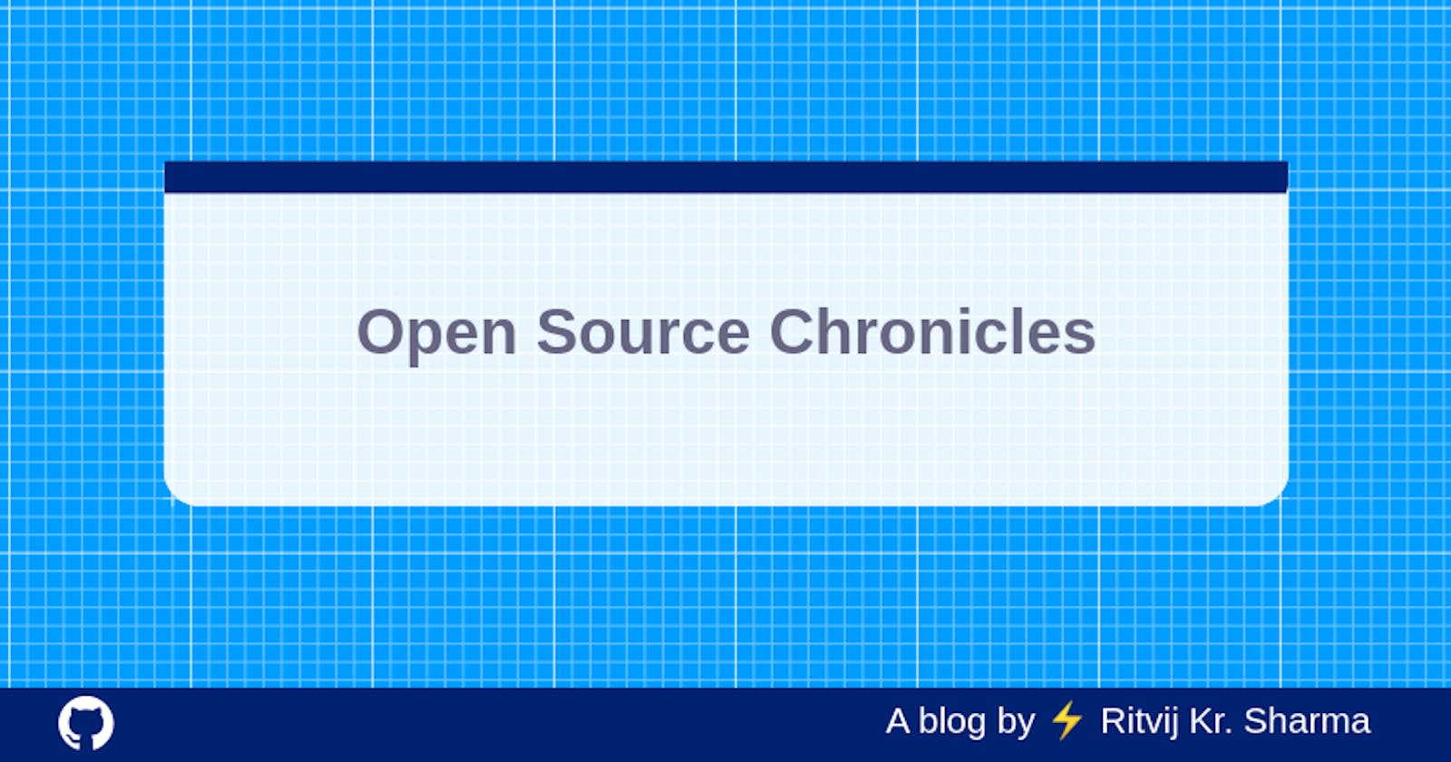 Open Source chronicles - First week's adventure