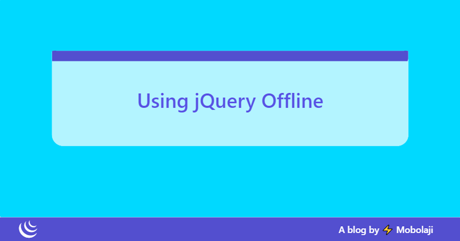 Using jQuery Offline.