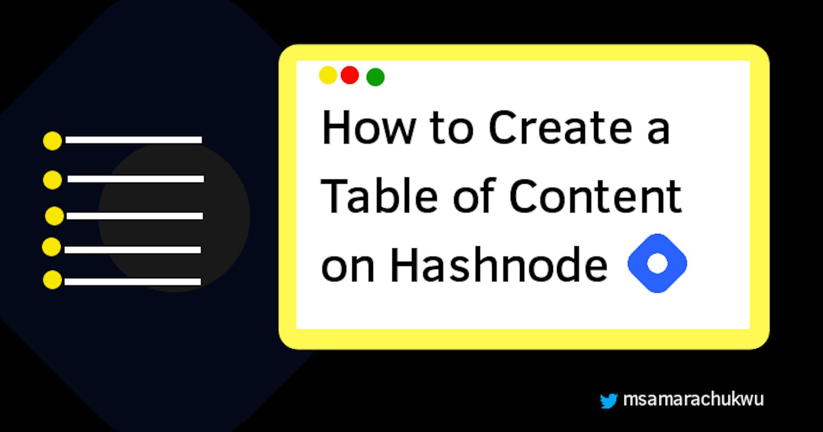 How to Create a Table of Content on Hashnode