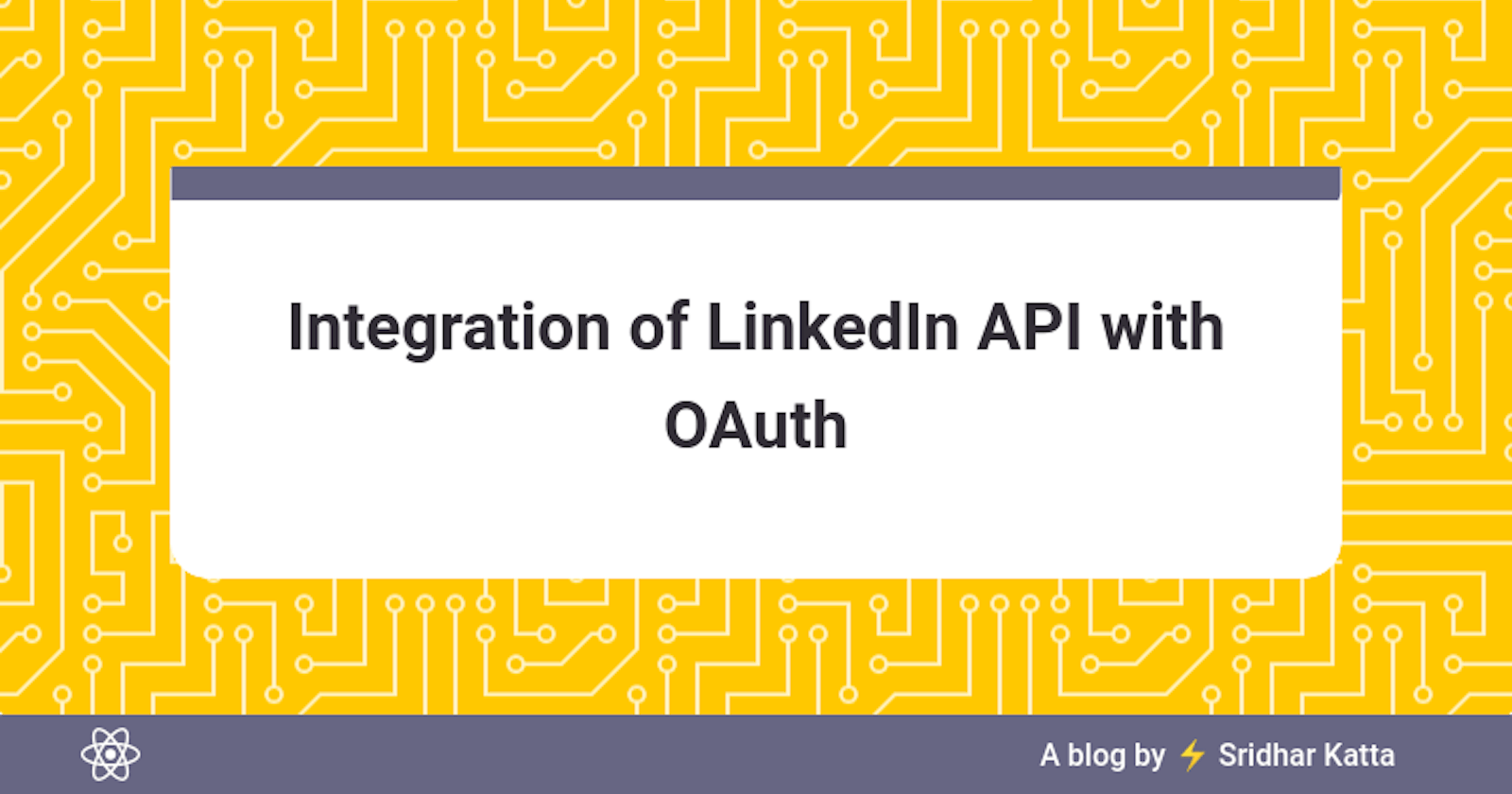 How to setup the Integration of LinkedIn API with OAuth?